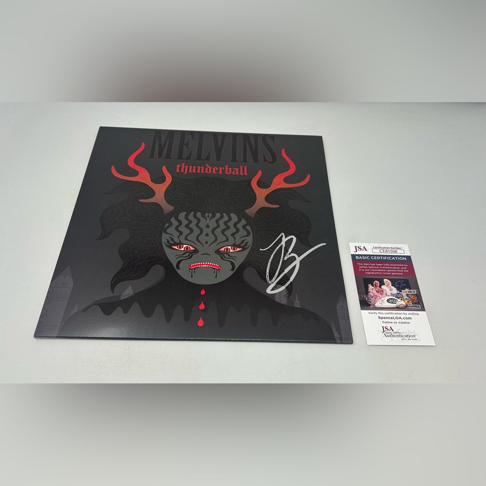 Buzz‎ Osborne signed Melvins Thunderbalk Album JSA COA
